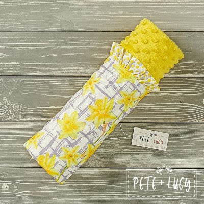 Daffodil Party Minky Blanket