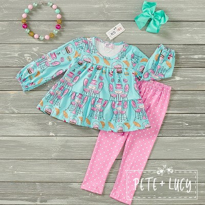 Lunch in Paris Pants Set