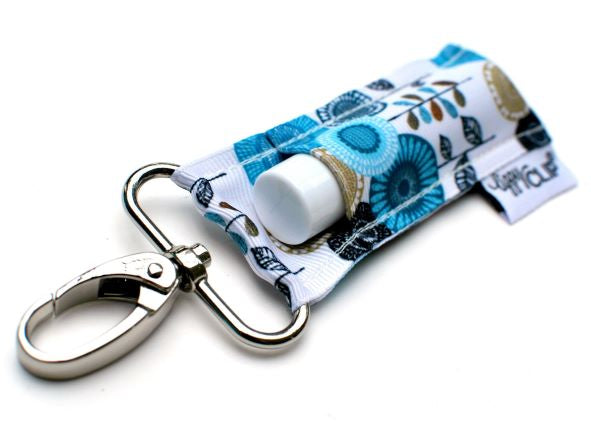 Blue Daisy Chapstick Holder Keychain by LippyClip