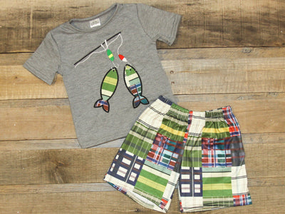 Boys Fishing Short Set - The Country Butterfly