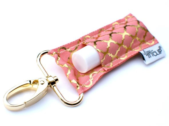 Coral Chapstick Holder Keychain by LippyClip