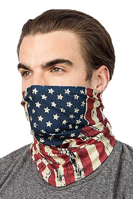 Flag Print Neck Gaiter