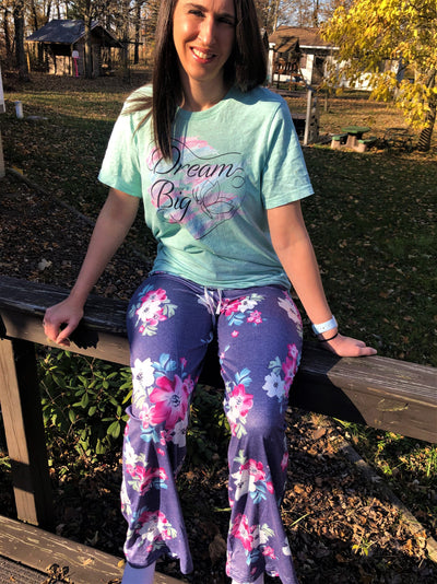 Women's Floral Flowy Lounge Pants