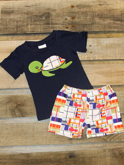 Boys Turtle Short Set - The Country Butterfly