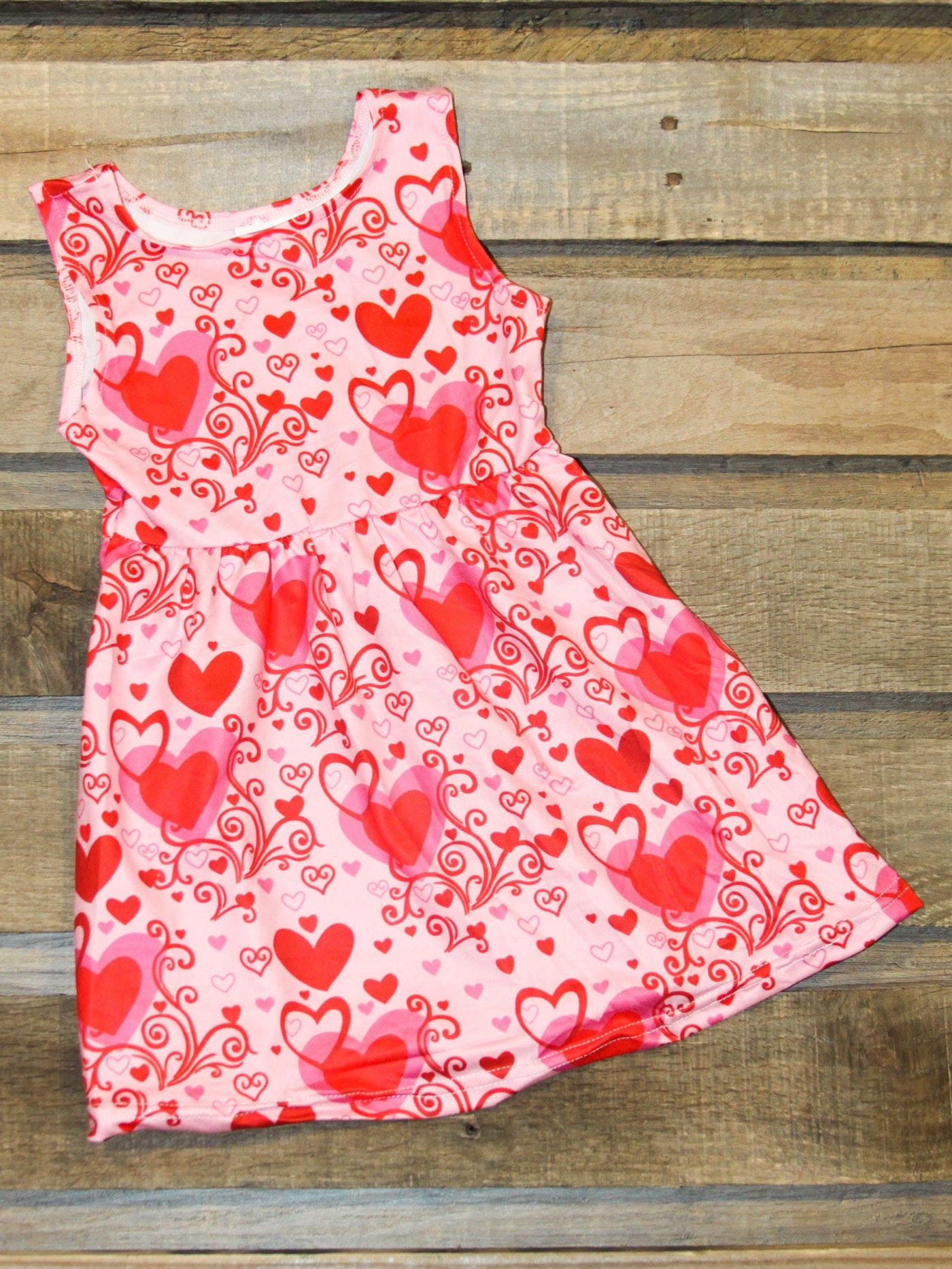 Pink Hearts Dress