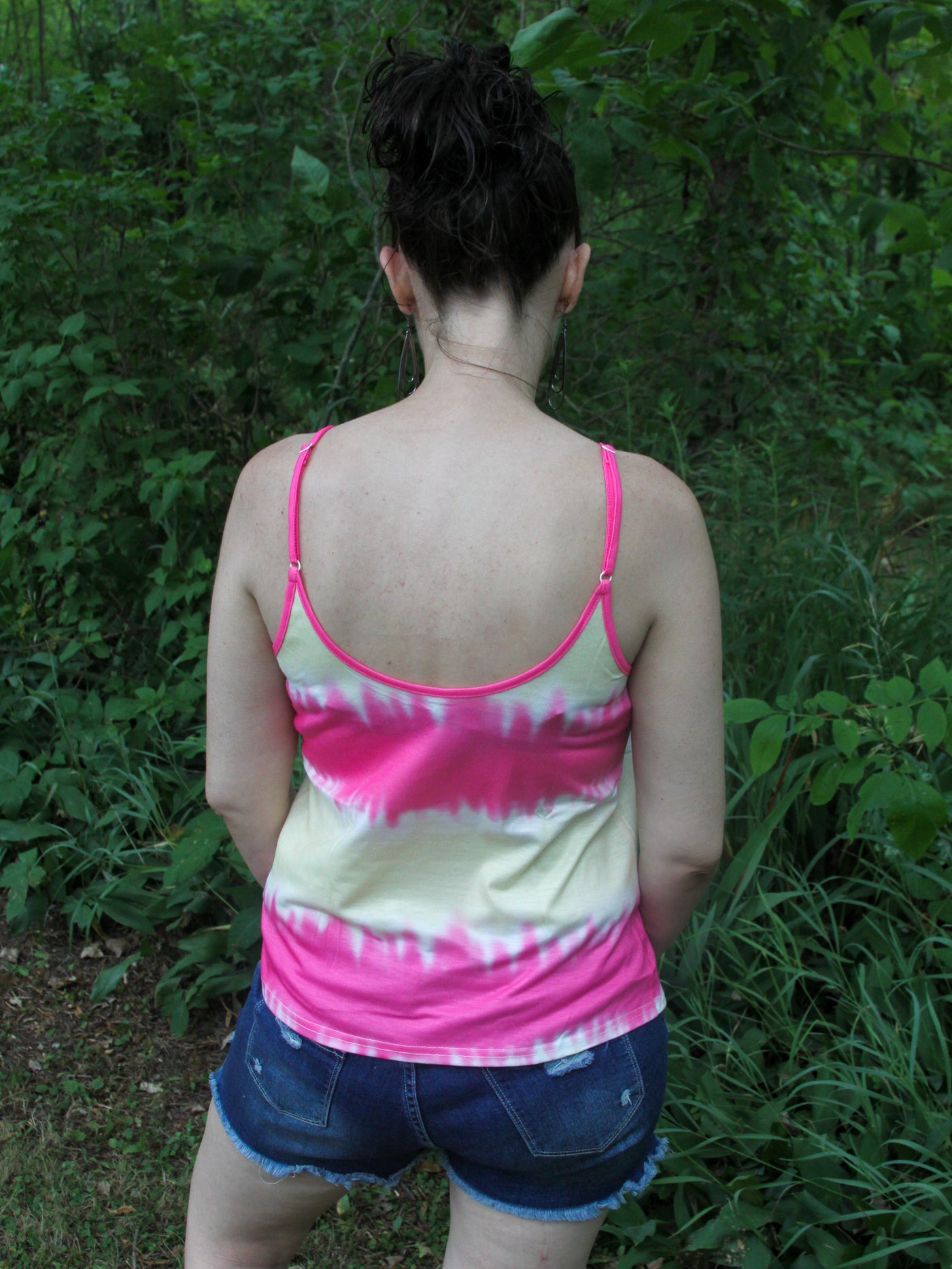 Pink Criss-Cross Tank