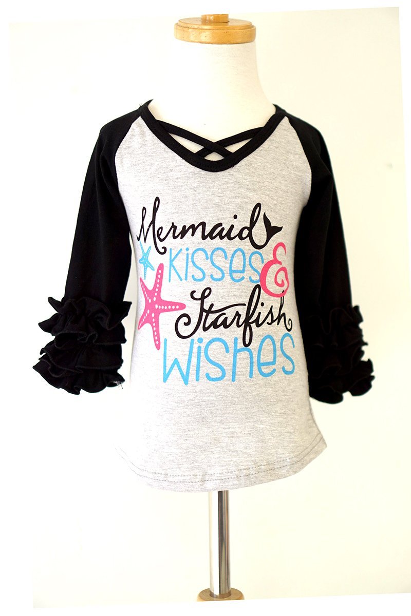 Kisses Wishes Raglan - The Country Butterfly
