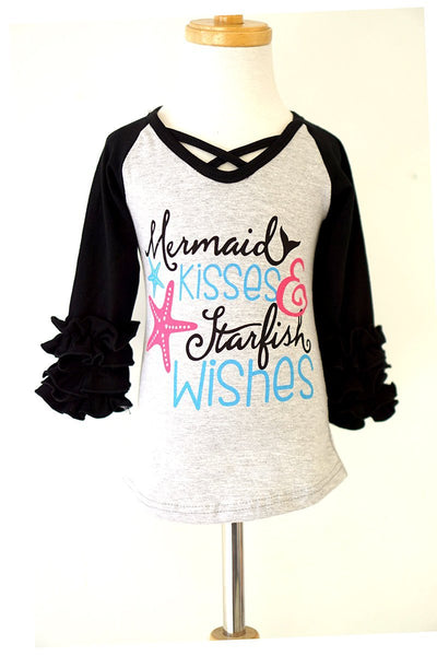 Kisses Wishes Raglan - The Country Butterfly