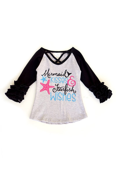 Kisses Wishes Raglan - The Country Butterfly