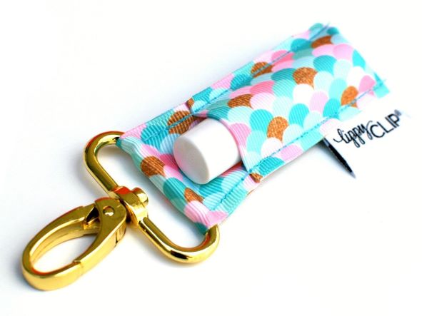 Pastel Mermaid Chapstick Holder Keychain by LippyClip