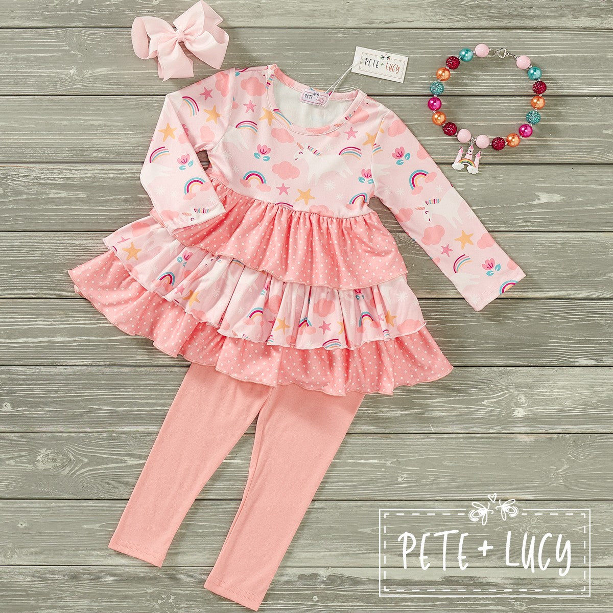 Unicorn Fluff Pants Set