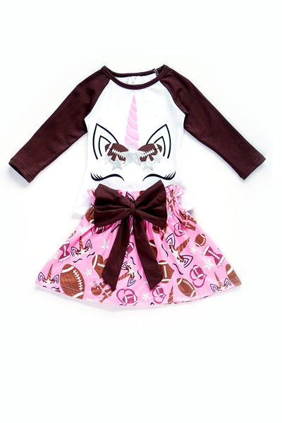 Pink Unicorn Skirt Set - The Country Butterfly