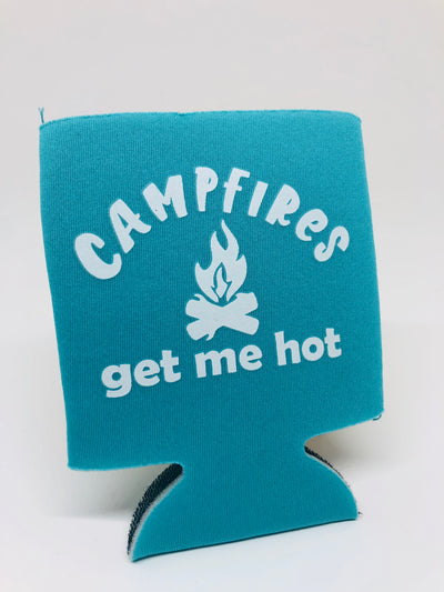 Campfires Get Me Hot Can Cooler