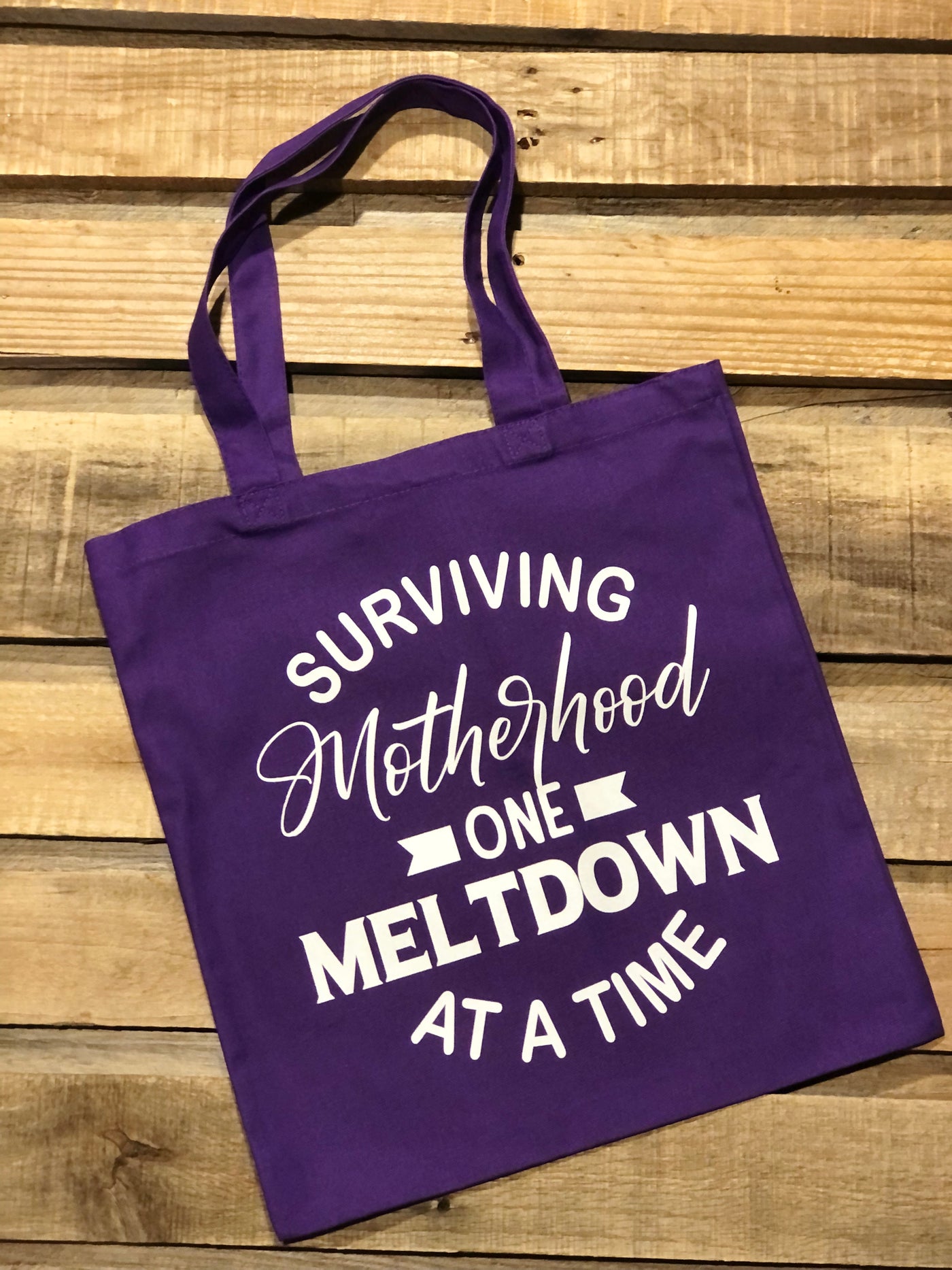 Surviving Motherhood Canvas Bag