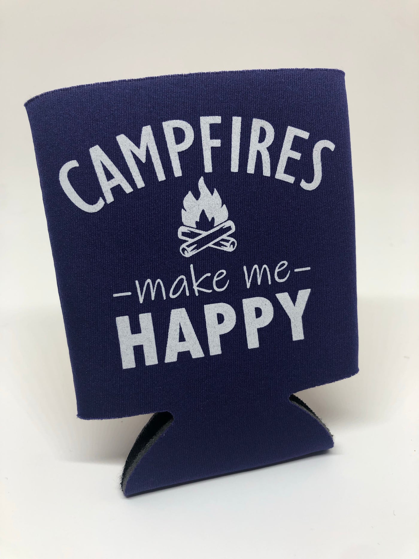 Campfires Make Me Happy Can Cooler