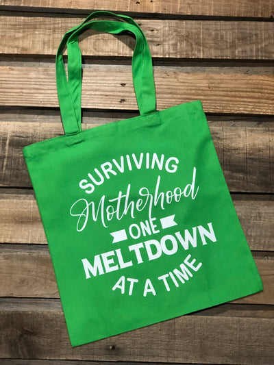 Surviving Motherhood Canvas Bag