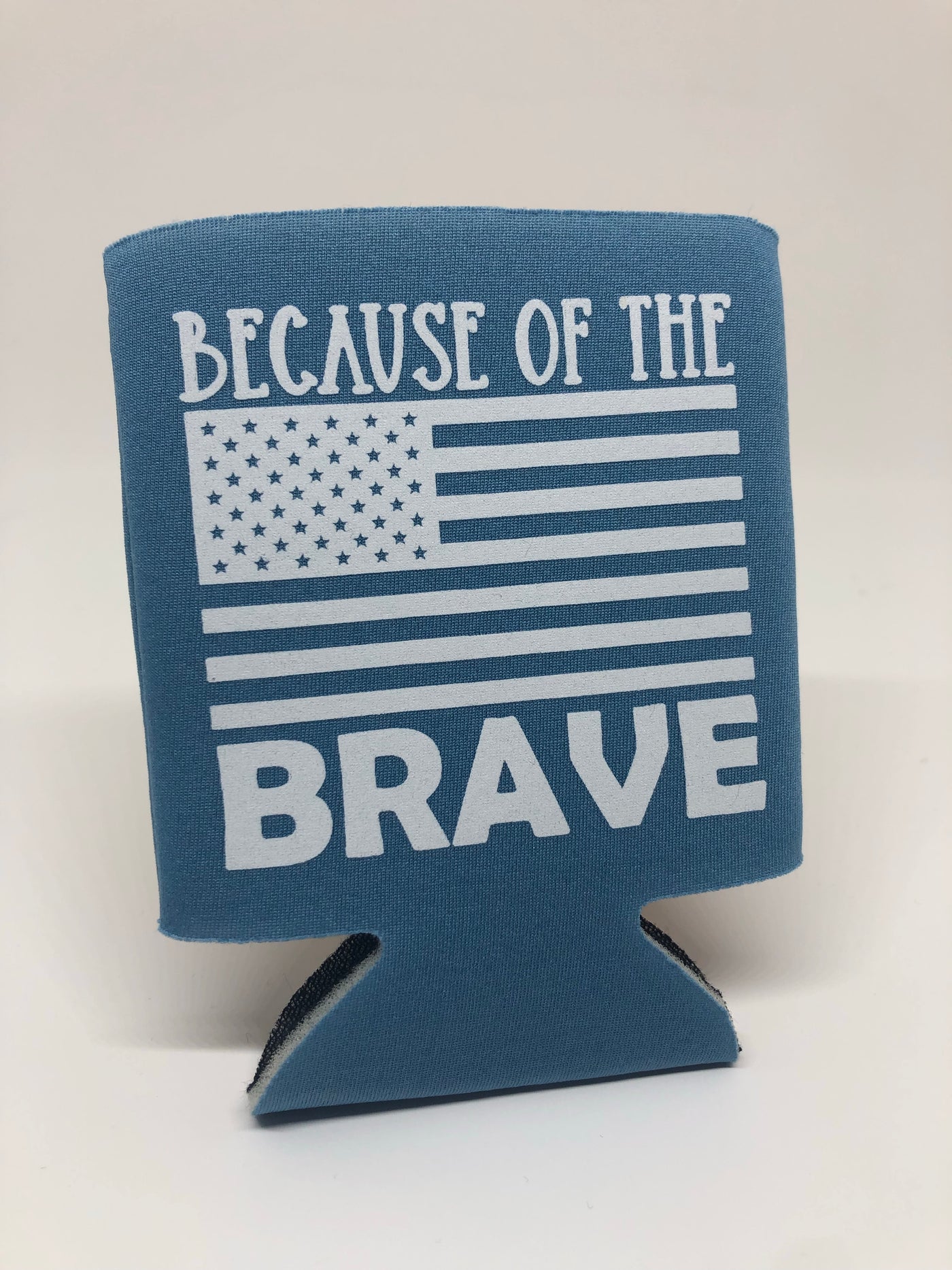 Because of the Brave Can Cooler