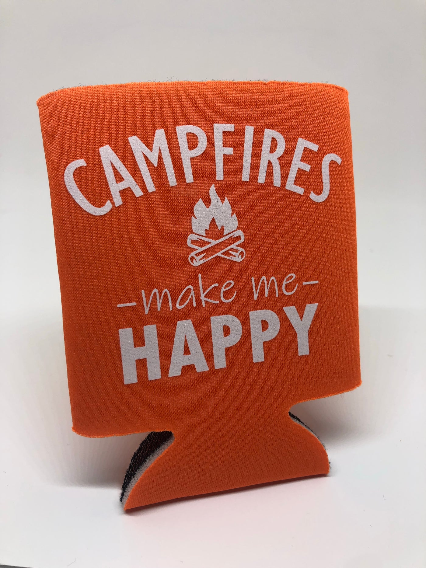 Campfires Make Me Happy Can Cooler